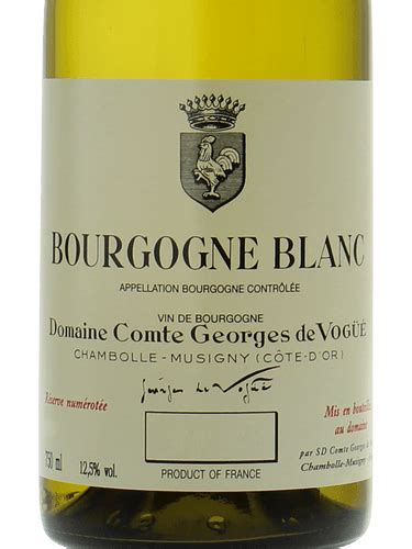 Domaine Comte Georges de Vogüé Bourgogne Blanc Vivino United States