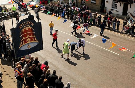 Stilton Cheese Rolling Competition Life And Style The Guardian