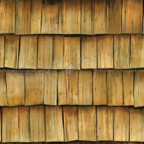 Wood Shingle Roof Texture Seamless 03844