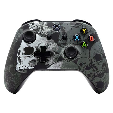 Xbox One S Controller Front Faceplate Art Series Skulls