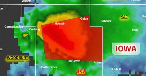 Geofact Of The Day 9242019 Iowa Tornado Warning 1