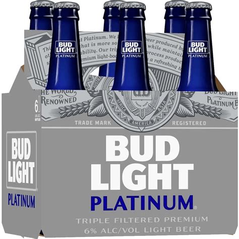 Bud Light Platinum Beer 6 Bottles 12oz Delivery In New Port Richey