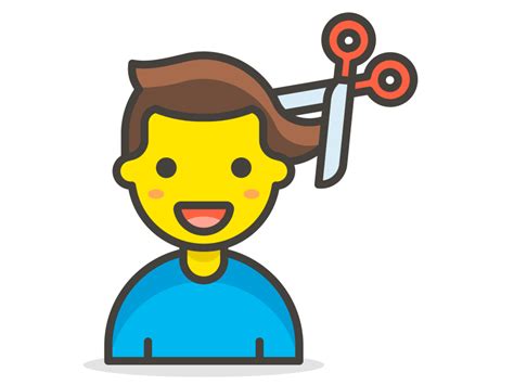 Man Getting Haircut Emoji Png Transparent Emoji Freepngdesign The