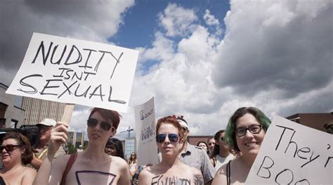 Topless Protest In Canada Urges Public To ‘bare With Us World News