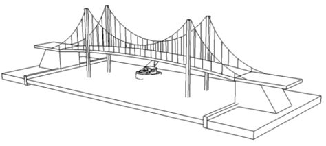 Suspension Bridge Sketch At Explore Collection Of