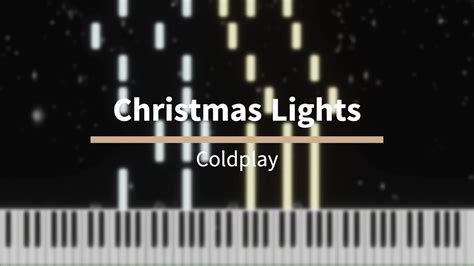 Christmas Lights Coldplay Piano Tutorial Youtube