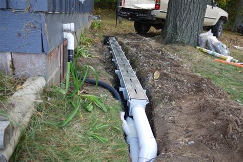 Discharge Drain And Sump Pump Connections French Drain French Drain