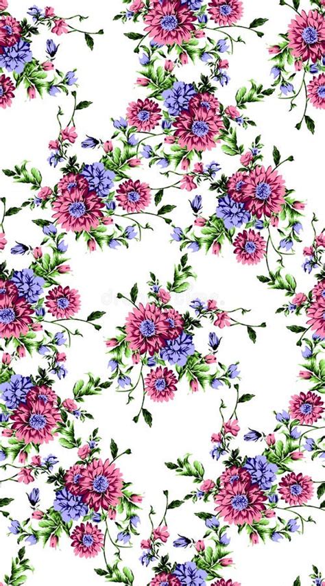 Beautiful Colorful Flower Design Stock Illustration Illustration Of