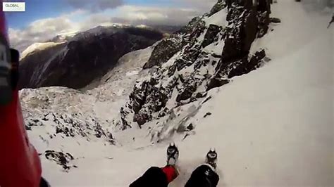 Ice Climber Survives 1000 Foot Fall Видео Dailymotion