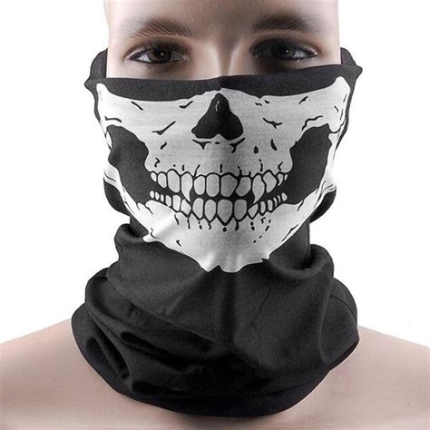 Skull Ghost Face Biker Mask Sixty Six Depot