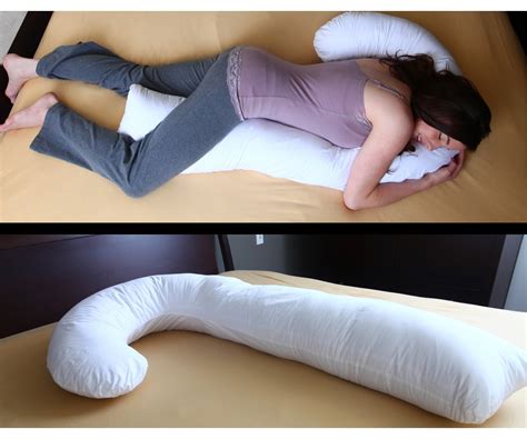 Deluxe Comfort J Full Body Pillow Total Body Length