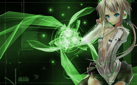 Green Anime Girls Wallpapers Wallpaper Cave