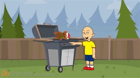 Caillou Revives Homer Simpson Gets Ungrounded And Both Go To Chuck E