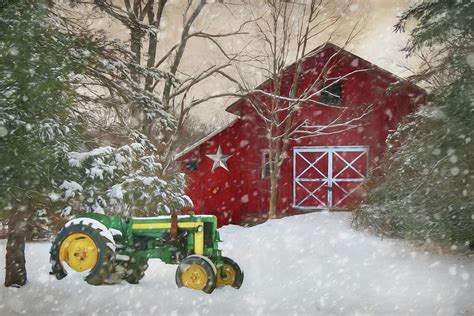 Christmas At The Barn Photograph By Lori Deiter Fine Art America