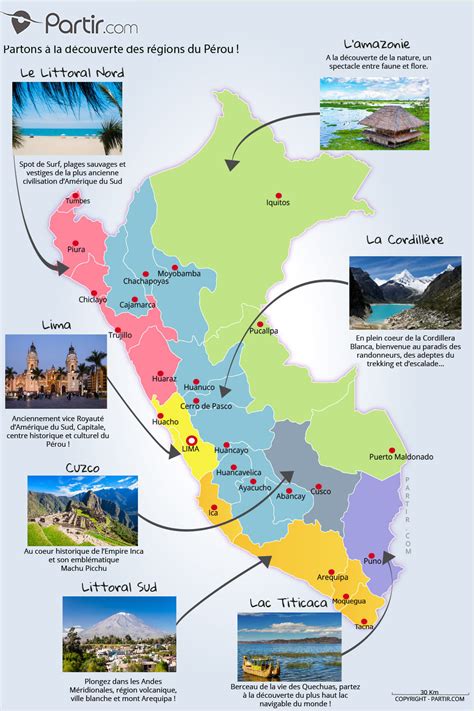Carte Du Pérou Voyages Cartes