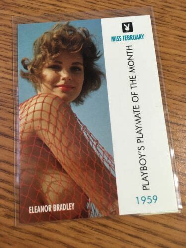 Playboy Eleanor Bradley Collector Card Miss February