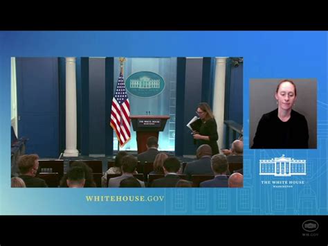 White House Press Briefing White House Press Secretary Karine Jean