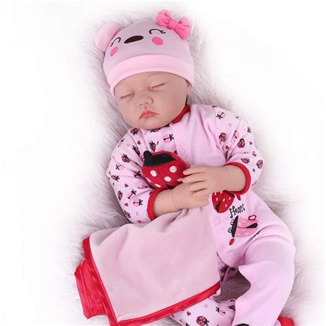 Sleeping Realistic Newborn 22 Weighted Baby Girl Etsy