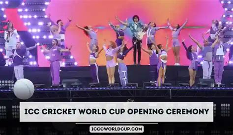 icc odi cricket world cup 2023 opening ceremony wc 2023 ceremony icc cricket world cup