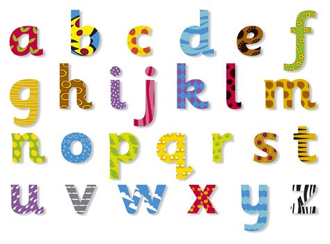 Free Printable Alphabet Individual Alphabet Letters Clipart Free