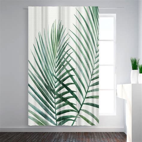 Americanflat Emerald Palms By Modern Tropical Blackout Rod Pocket