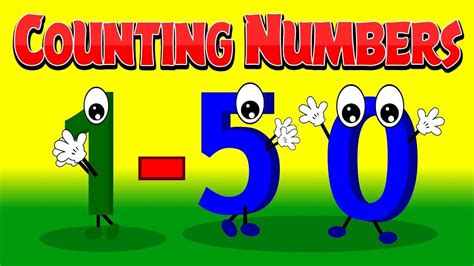 1 To 50 Numbers Fun Ways To Learn Numbers Kid2teentv Learning