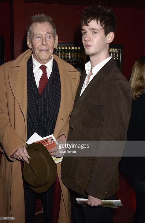 British Actor Peter Otoole And Son Attend The Premiere Of The Film