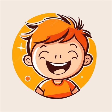 Premium Vector Child Avatar Illustration Happy Boy Avatar Cartoon