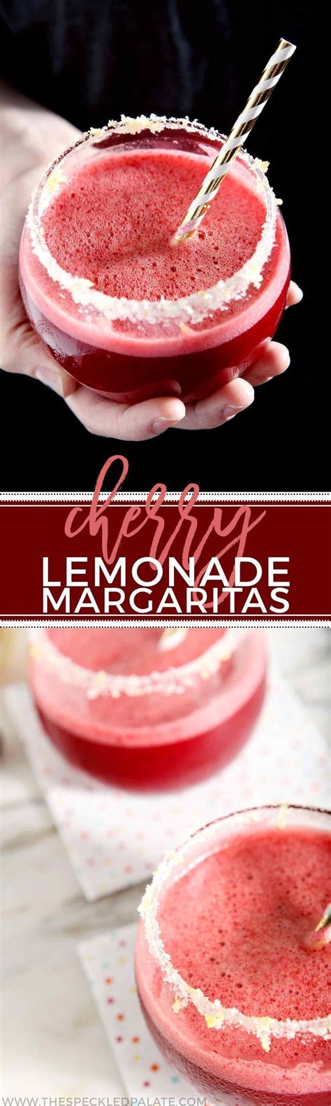 Cherry Lemonade Margaritas Recipe Yummy Drinks Cherry Lemonade Food