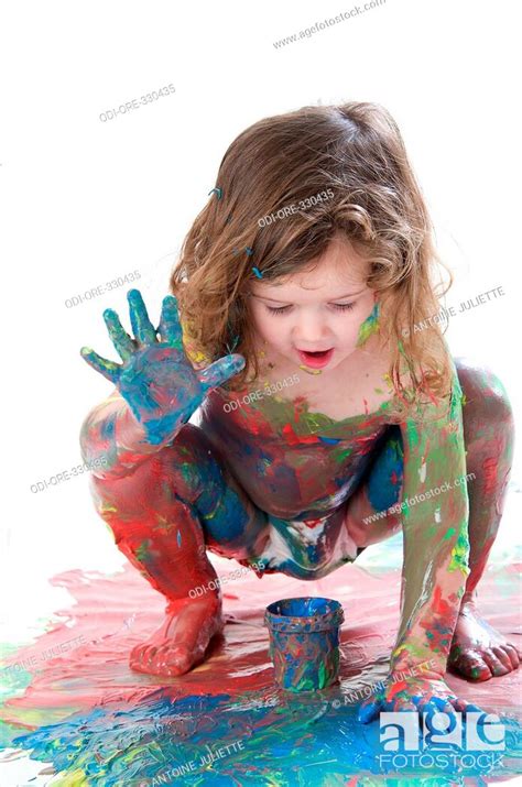 Child Body Painting Stock Photo Picture And Rights Managed Image Pic