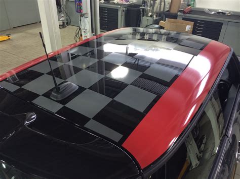Roof Graphics For Mini Cooper By Sign Dazign Melbourne Australia