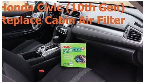 honda civic 2017 cabin air filter