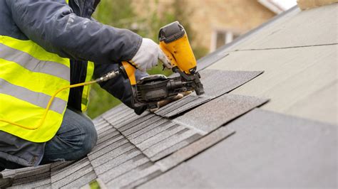 Too much pressure will send the nail through the material, and too little will end up ripping a hole in the shingle above it. How Much Does a New Roof Cost in 2019? - Inch Calculator
