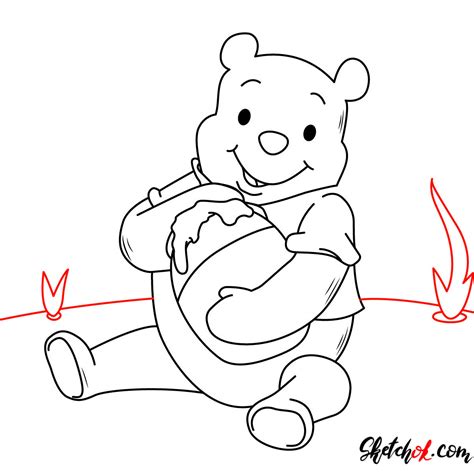 Great savings & free delivery / collection on many items. How to draw Winnie-the-Pooh eating honey - Sketchok