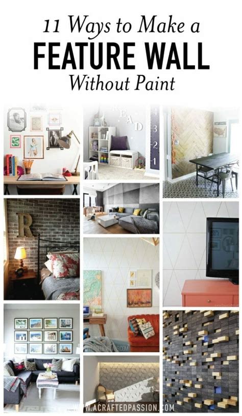 11 Inspiring Ways To Make Feature Walls Without Paint