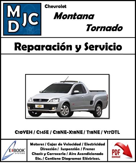 Chevrolet Montana Tornado 2003 2010 Mdjc Manuales De Taller