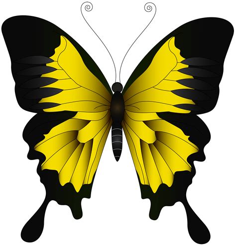 11 Clipart Yellow Butterfly Png Movie Sarlen14