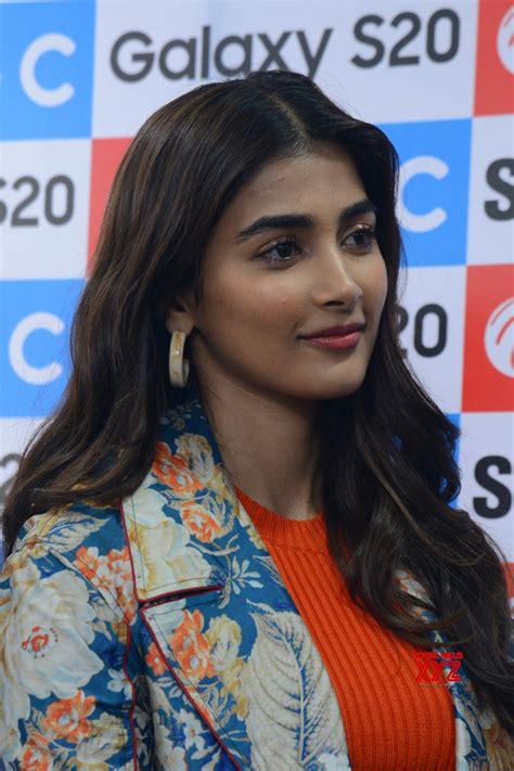 Actress Pooja Hegde Glam Stills From Samsung S20 Launch At Big C