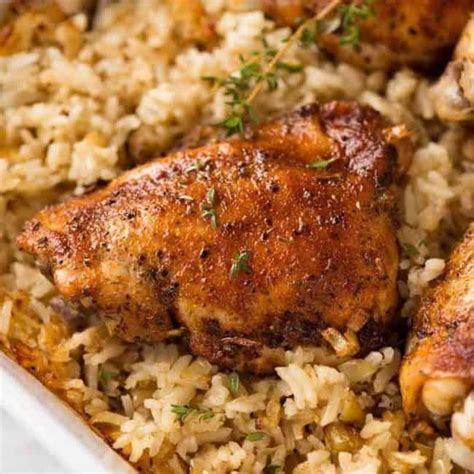 May 24, 2021 · this oven baked rice recipe takes 20 minutes when you use white rice. Oven Baked Chicken and Rice | Recipe | Recipes, Baked ...