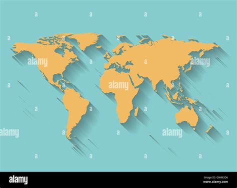 World Map Infographic Stock Photo Alamy