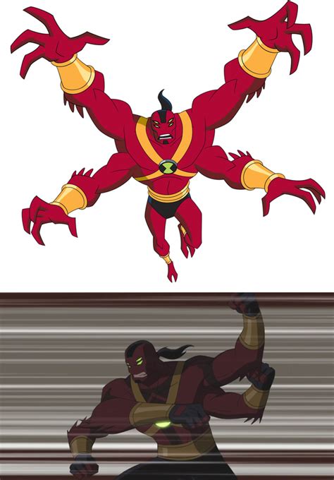 Edited An Uaf Four Arms Render To Match The Heroes United Design Rben10