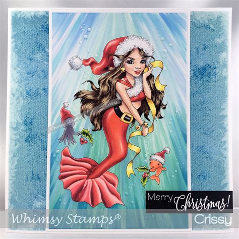 Crissys Art And Heart Christmas Mermaid