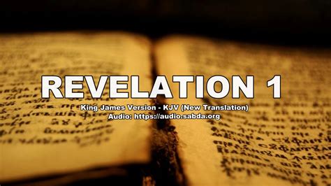 Revelation 1 Audio Alkitab Bahasa Inggris King James Version Kjv