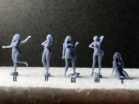 164 Scale Miniature People Resin Unpainted Great For Etsy Ireland