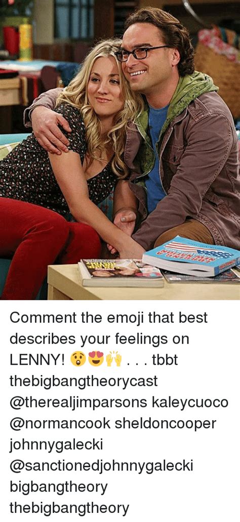 Comment The Emoji That Best Describes Your Feelings On Lenny 😲😍🙌 Tbbt