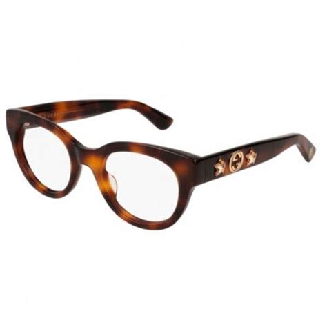 gucci gg0209o 002 havana gucci eyeglasses 889652091389 fash brands