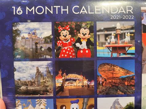 Photos 2022 Disneyland Resort 16 Month Calendar Arrives At World Of
