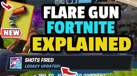 How To Get Flare Gun In Fortnite Flare Gun Ammo What Does The Flare