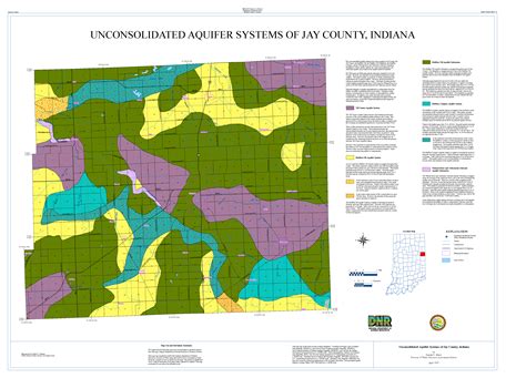 Dnr Water Aquifer Systems Maps 37 A And 37 B Unconsolidated And