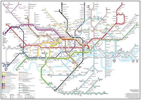 Detailed London Underground Tube Map Art Silk Print Poster From Lyshop Dhgate Israel